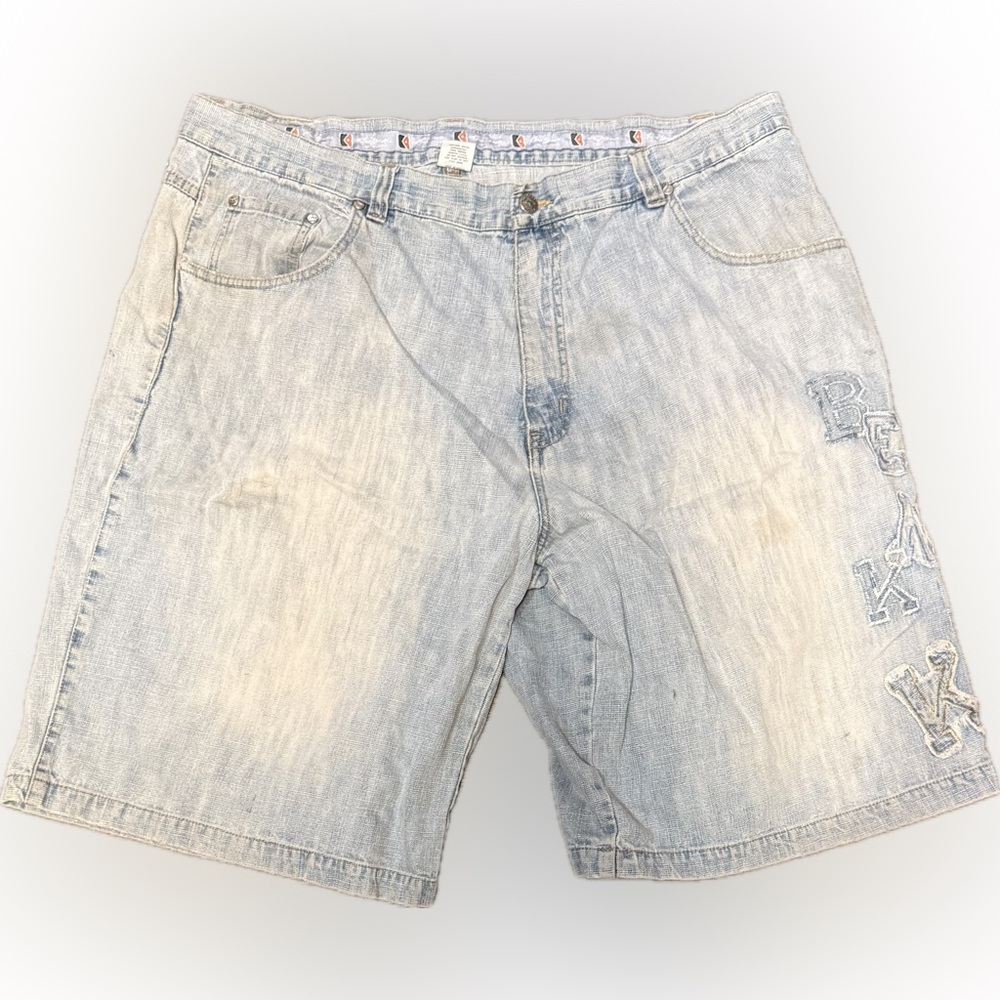 Vintage Y2K Kno Bettao Men's Light Wash Denim Shorts | Sz 42